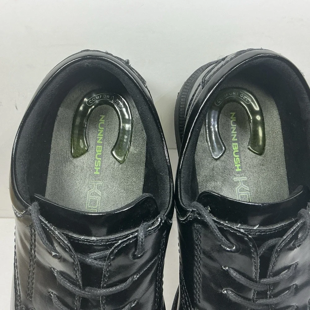 Nunn Bush Kor Mens‎ Black Leather Dress Shoes Sz 13M Casual Comfort Office